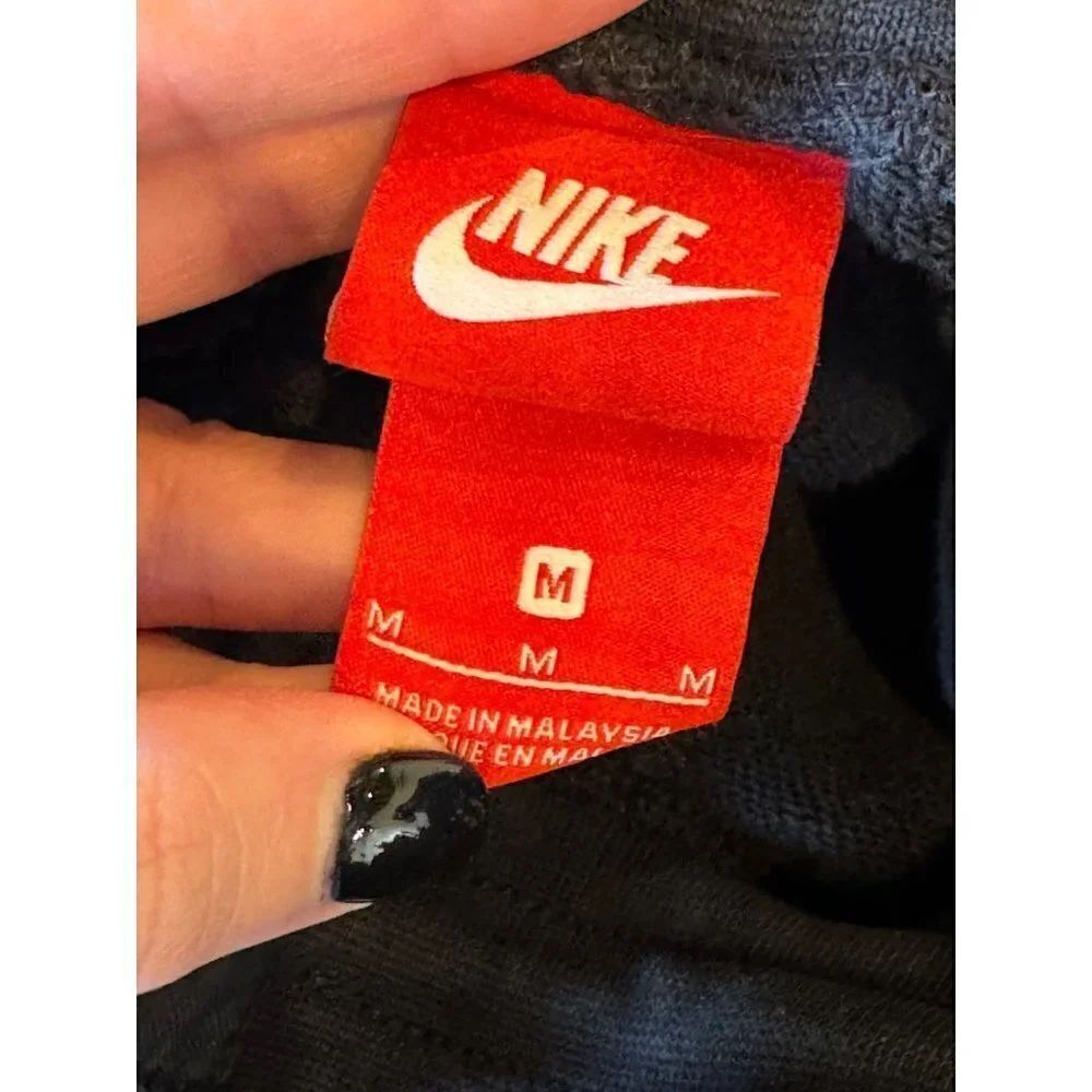 Nike Black Cotton Blend Air Force One Athletic‎ Training Jogger Pants Size M